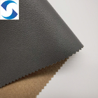 Customize Polyester Brushed Faux Leather Fabric 75gsm Brown Packing 25-50M/Roll