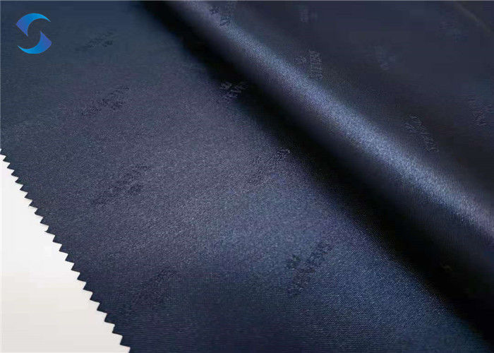 PU Coating 150D Jacquad Polyester Lining Fabrics For Garment Luggages